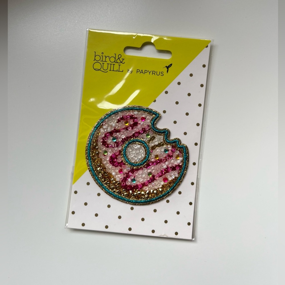 Brand New Donut Sequin Self Adhesive Patch | Perfect for Laptop, Cell, Bags, Cap